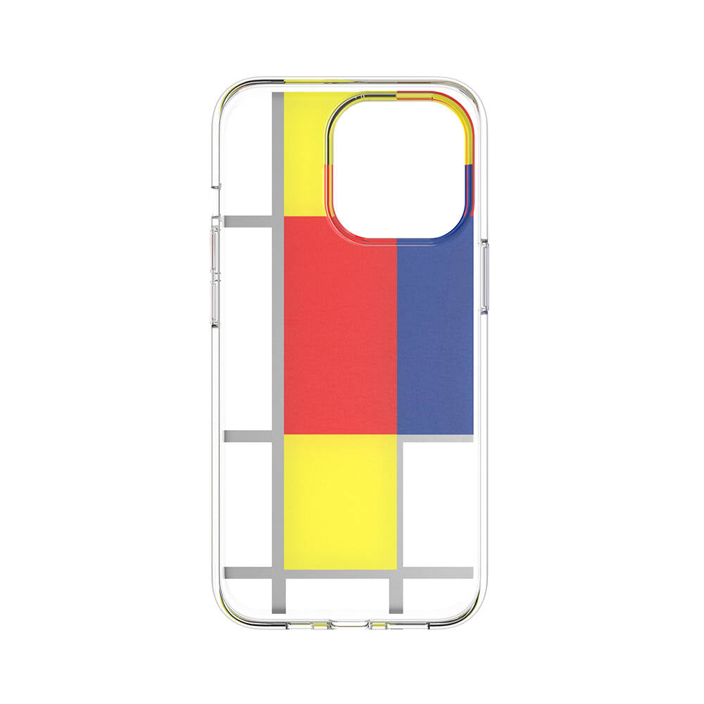 Switcheasy Artist Mondrian iPhone 13 Pro Çift IMD Baskılı Lisanslı Kılıf Switcheasy Artist Mondrian iPhone 13 Pro Çift IMD Baskılı Lisanslı Kılıf